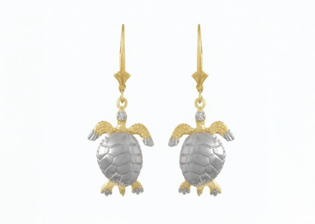 sea turtle earrings
