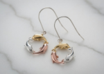 gold plated earrings