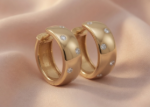 sparkling earrings