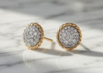cz stud earrings