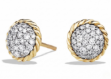 gold plated stud earrings