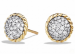 gold plated stud earrings