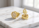 small CZ studs