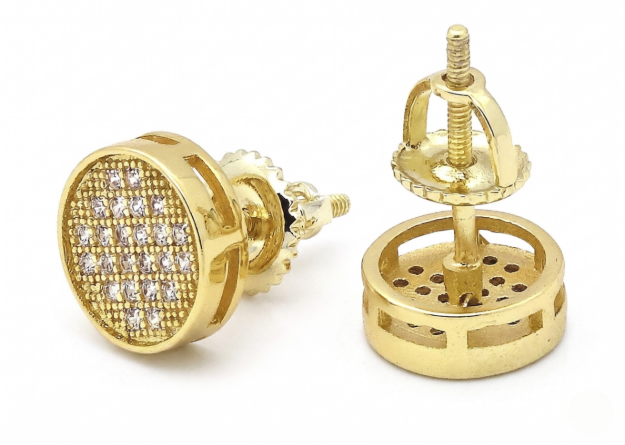 micro pave CZ earrings