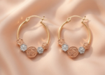 statement hoop earrings